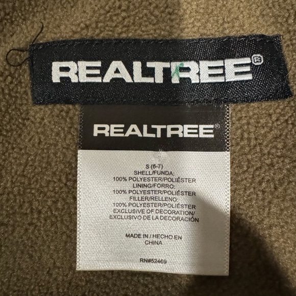 RealTree Camouflage Puffer Vest Girls Size Small (6-7) hunting camo - Picture 7 of 8